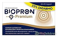BIOPRON 9 Premium na zachovanie správnej črevnej flóry, 30+10cps