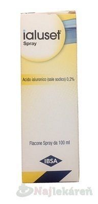 iALUSET krém s obsahom 0,2% hyaluronátu sodného sprej 1x100 g