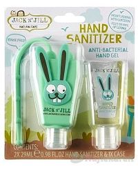 Jack N´Jill Antibakteriálny gél na ruky pre deti Zajko 2 x 29 ml