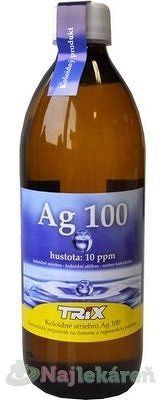 Natural Pharm Koloidné striebro Ag100 10ppm 500 ml