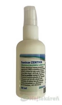 Sanicor Zentiva dezinf. roztok na ruce 50 ml