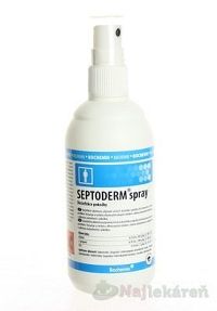 Septoderm SPRAY na dezinfekciu pokožky 200 ml