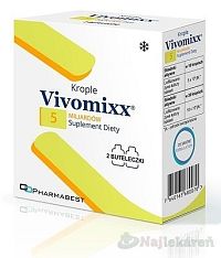Vivomixx Drops 5 miliárd- probiotiká pre deti, kvapky, 2x5 ml