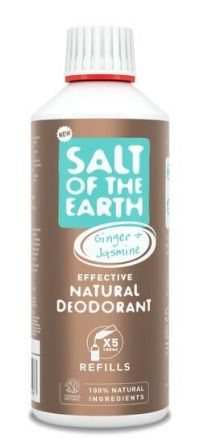 Prírodný kryštálový deodorant - zázvor + jazmín - náplň 500 ml