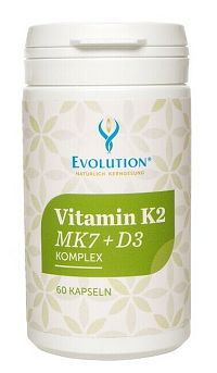 Vitamín K2 MK7 + D3 komplex - Evolution