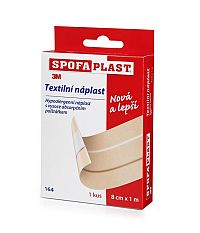 3M SPOFAPLAST č.164 Textilná náplasť 8cm x1m, pás 1x1 ks