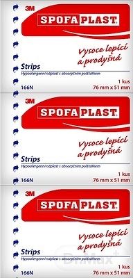 3M SPOFAPLAST č.166N Náplasť strips 76 mm x 51mm, kusová 1x3 ks