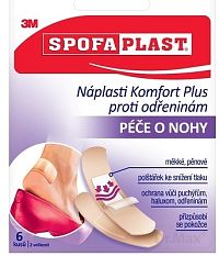 3M SPOFAPLAST č.187 Náplasti Komfort Plus 1×6 ks, náplasti