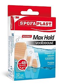 3M SPOFAPLAST č.191N Náplasti VODEODOLNÉ Max Hold 3 veľkosti, 1x12 ks