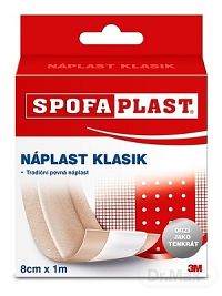 3M SPOFAPLAST č.264 Klasik Textilná náplasť rýchloobväz, 8cmx1m, pás, 1x1 ks