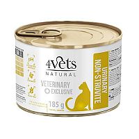 4Vets NATURAL VETERINARY EXCLUSIVE URINARY 185g pre mačky s ochorením močových ciest