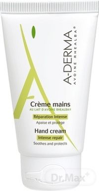 A-DERMA CRÈME MAINS AU LAIT D’AVOINE RHEALBA 1x50 ml, krém na ruky