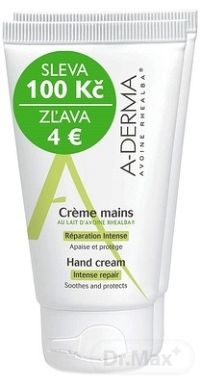 A-DERMA CRÈME MAINS AU LAIT D’AVOINE RHEALBA (DUO) (inov. 2020) krém na ruky (zľava) 2x50 ml, 1x1 set