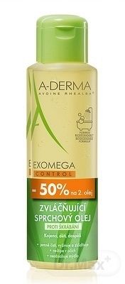 A-DERMA EXOMEGA CONTROL HUILE LAVANTE ÉMOLLIENTE (DUO - na 2.produkt) zlváčňujúci sprchovací olej 2x500 ml