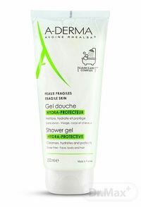 A-DERMA GEL DOUCHE HYDRA-PROTECTEUR hydratačný sprchový gél bez mydla 1x200 ml