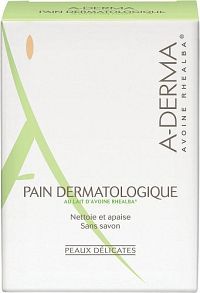 A-DERMA PAIN DERMATOLOGIQUE D’AVOINE RHEALBA dermatologická umývacia kocka 1x100 g