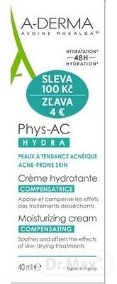 A-DERMA PHYS-AC CRÈME COMPENSATRICE HYDRA () hydratačný kompenzačný krém 1x40 ml