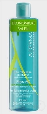 A-DERMA PHYS-AC EAU MICELLAIRE PURIFIANTE 1×400 ml, čistiaca micelárna voda