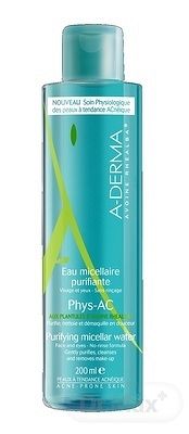A-DERMA PHYS-AC EAU MICELLAIRE PURIFIANTE 1x200 ml, čistiaca micelárna voda