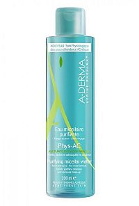 A-DERMA PHYS-AC EAU MICELLAIRE PURIFIANTE čistiaca micelárna voda 1x200 ml