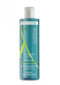 A-DERMA PHYS-AC GEL MOUSSANT PURIFIANT čistiaci penivý gél 1x400 ml
