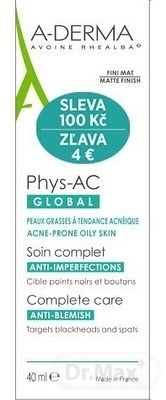 A-DERMA PHYS-AC GLOBAL () starostlivosť o nedokonalosti pleti 1x40 ml