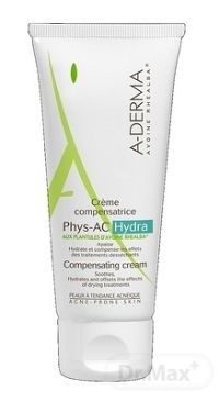 A-Derma Phys-AC Hydra hydratačný krém pre pleť podráždenú a vysušenú liečbou akné 40 ml