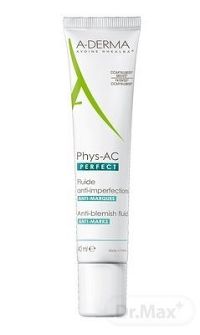 A-DERMA PHYS-AC PERFECT FLUIDE ANTI-IMPERFECTIONS fluid proti nedokonalostiam pleti 1x40 ml
