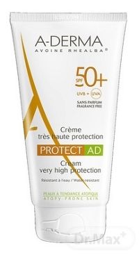 A-DERMA PROTECT AD CRÈME SPF50+ 1×150 ml, krém (koža so sklonom k atopii)