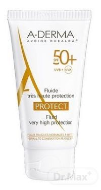 A-DERMA PROTECT FLUIDE SPF50+ fluid (normálna až zmiešaná fragilná koža) 1x40 ml