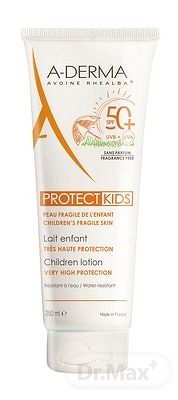 A-DERMA PROTECT KIDS LAIT SPF50+ mlieko pre deti (krehká fragilná koža) 1x250 ml