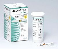 Accu Chek Active Glukose testovacie prúžky 50 ks