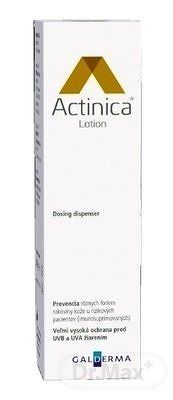 Actinica Lotion svetlofiltrujúce telové mlieko vo fľaške s dávkovačom 1x80 g