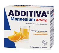 Additiva Magnezium 375 mg, nápoj pomaranč 20 sáč.