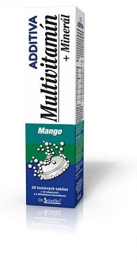 ADDITIVA MULTIVITAMÍN + Minerál, Mango tbl eff 1x20 ks