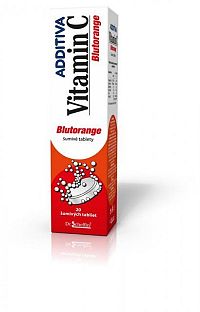 ADDITIVA VITAMÍN C Blutorange tbl eff 1x20 ks