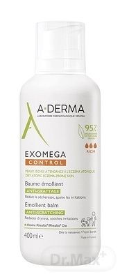 Aderma Exomega CONTROL Emoliencni balzam 1×400 ml, balzam na svrbenie pokožky so sklonom k atópií