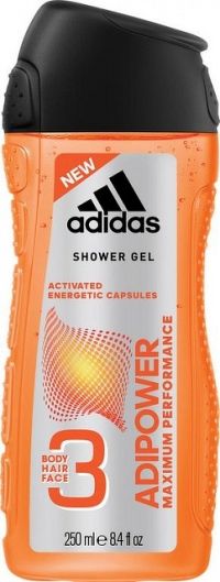 Adidas sprchový gél Adipower 250 ml pre mužov
