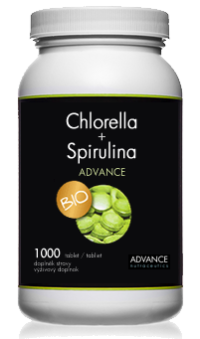 Advance Chlorella + Spirulina BIO 1000 tabliet