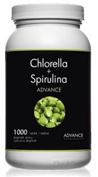 ADVANCE Chlorella + Spirulina tbl 1x1000 ks