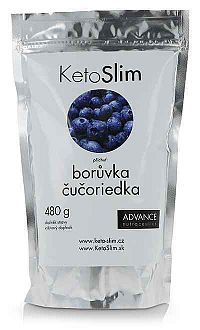 ADVANCE KetoSlim - príchuť čučoriedka 1×480 g, výživový doplnok