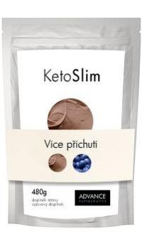ADVANCE KetoSlim - príchuť čučoriedka proteínový koktail 1x480 g