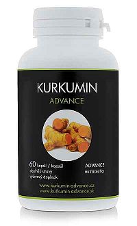 ADVANCE Kurkumin 1×60 cps, výživový doplnok