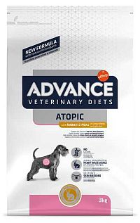Advance-VD Dog Avet Dog Atopic Medium/Max Králik 3kg 1×3 kg, psie granule