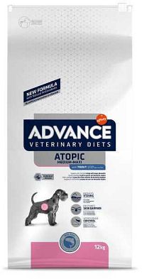 Advance-VD Dog Avet Dog Atopic Medium/Max Pstruh 12kg 1×12 kg, psie granule