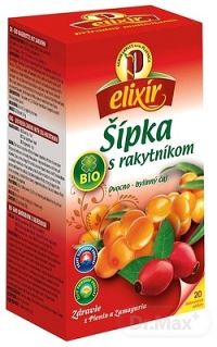 AGROKARPATY BIO Šípka s Rakytníkom 20×1,5 g (30 g), ovocno - bylinný čaj, balené vrecúška