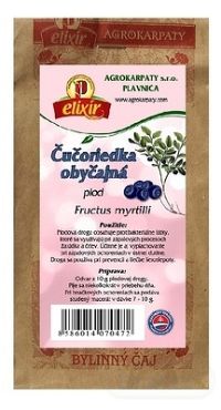 AGROKARPATY Čučoriedka obyčajná plod 1×20 g, bylinný čaj