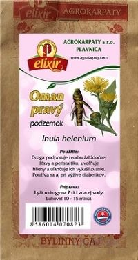 AGROKARPATY Oman pravý koreň 1×30 g, bylinný čaj