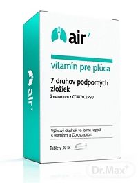 Air7 vitamín pre pľúca cps (7 zložiek+cordyceps)1x30 ks