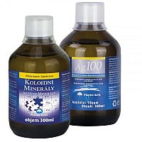 Aktívne minerály extra + Ag 100 10ppm 300 ml +300 ml